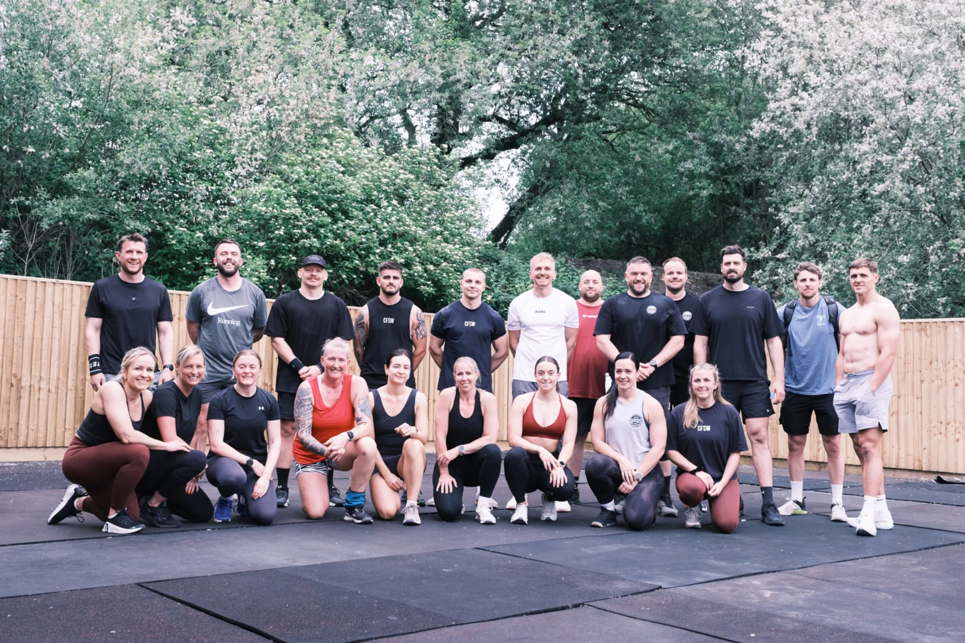 CrossFit Shearwater community group photo outside